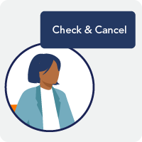 Implementing Check and Cancel